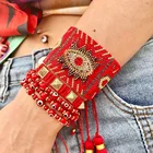 Go2boho браслеты с греческим глазом набор браслет с красным сглаза для женщин ювелирные изделия Miyuki ручной работы Тканые турецкие глаза Pulsera подарок друзьям