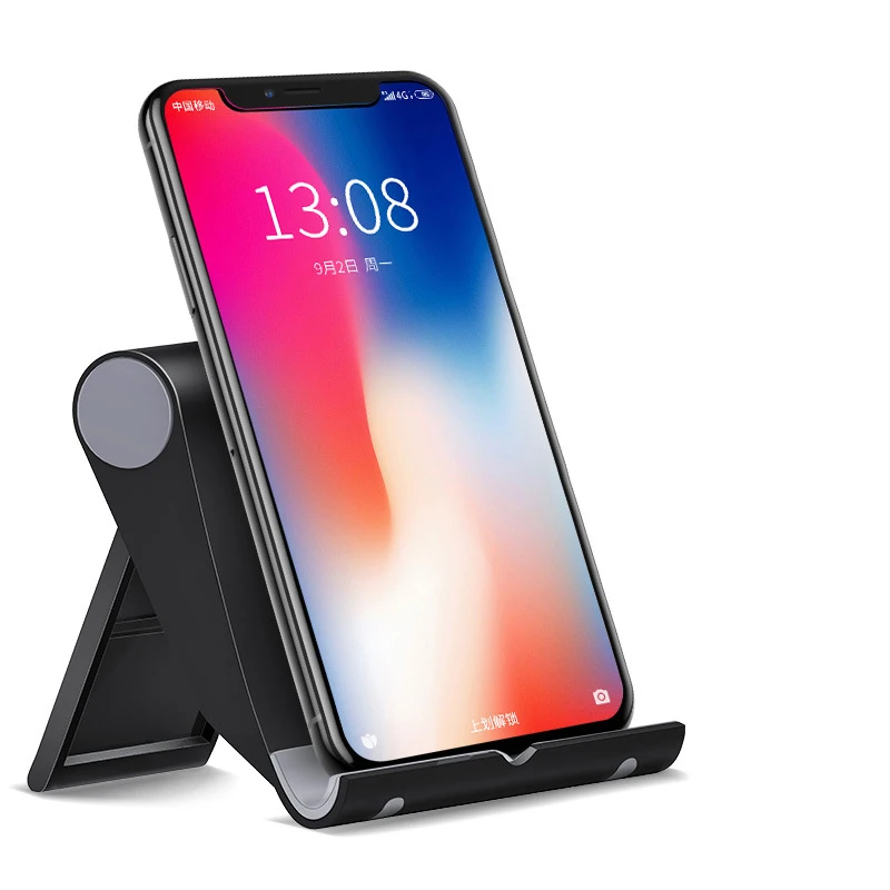 

Universal Foldable Desk Phone Holder Mount Stand for iPhone 11 12 XS XR Samsung Xiaomi Huawei Mobile Phone Tablet Desktop Holder