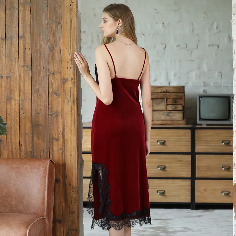 Модная Высококачественная Пижама Женская домашняя одежда зимняя атласная для