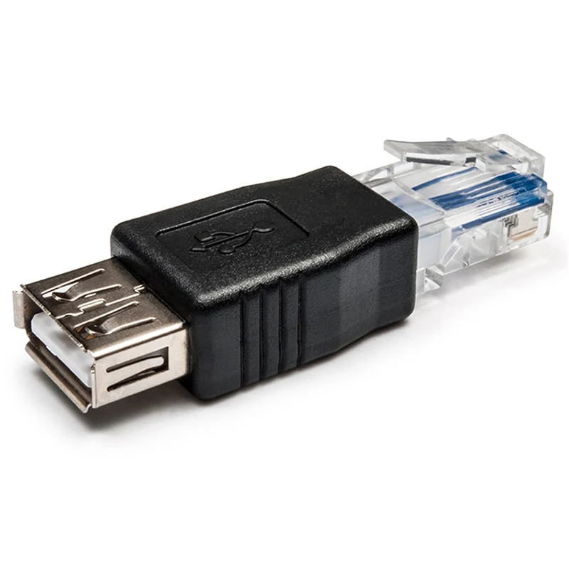 Переходник со штекера RJ45 на гнездо USB Ethernet сетевой маршрутизатор LAN|Компьютерные