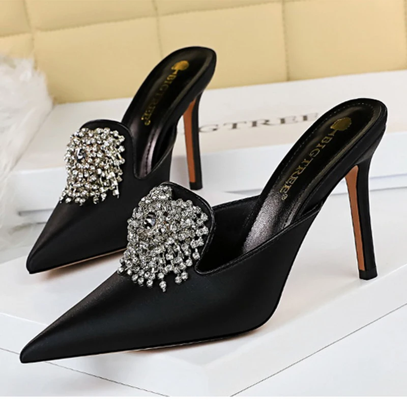 

Женские туфли на высоком каблуке, привлекательные туфли-лодочки, женская летняя обувь на высоком каблуке с острым носком, 2021