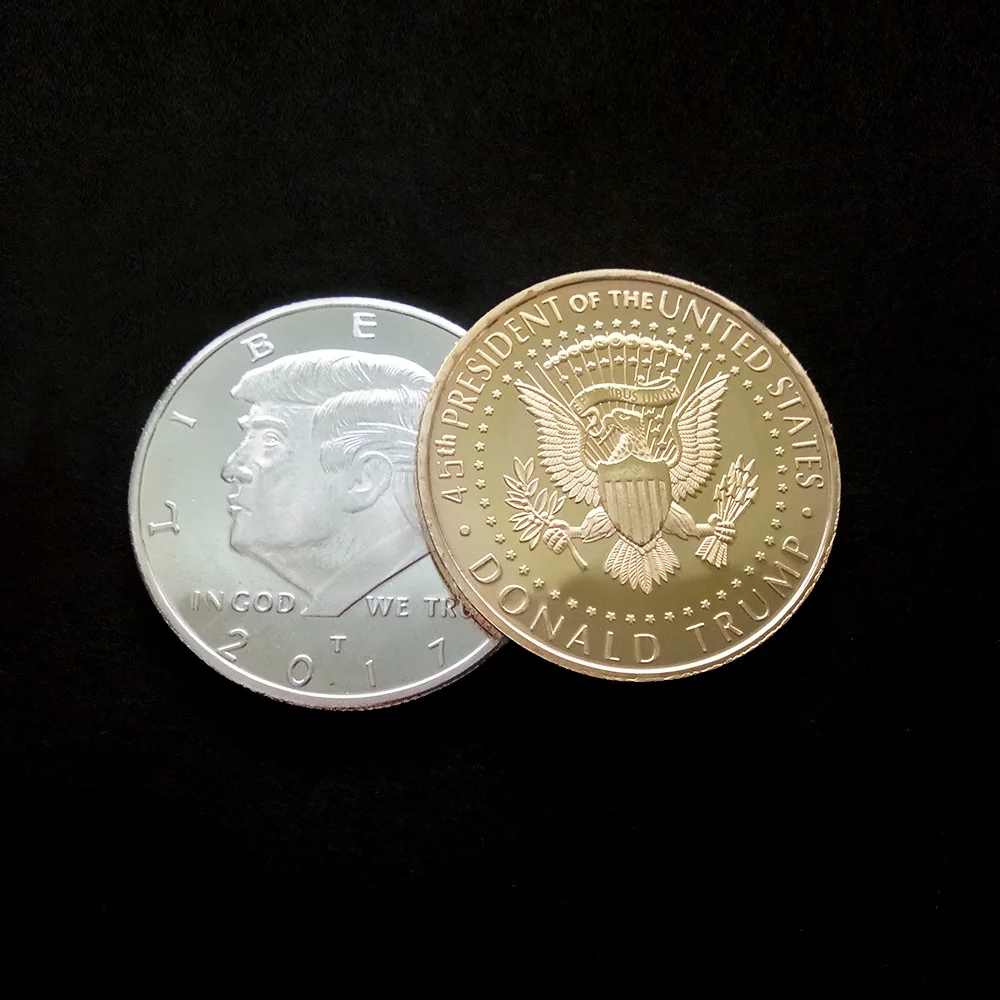 

Liberty US Donald Trump 2017 Commemorative Coin " IN GOD WE TRUST " Collectible Coins