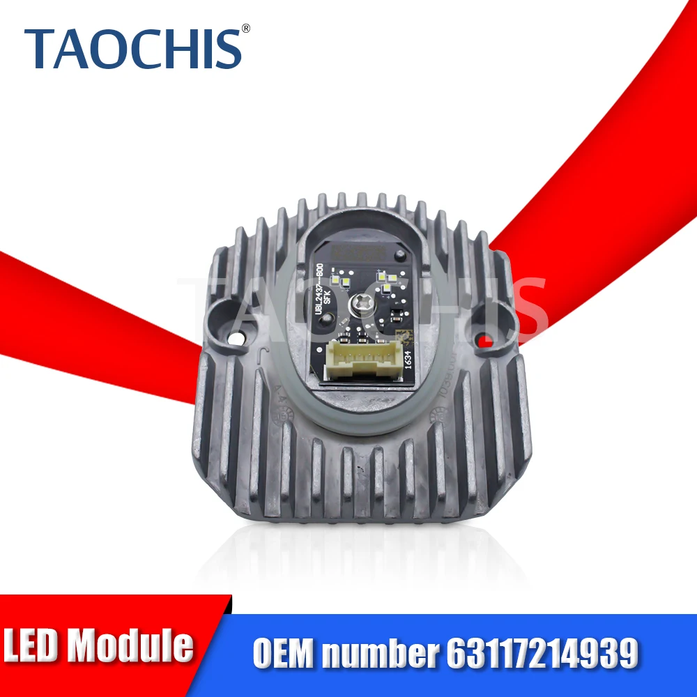 

TAOCHIS Control Module Unit Original OEM Ballast 63117214939 63117214940 Fit for BMW Led Angel Eyes 5 Series 2017 After G30 G38