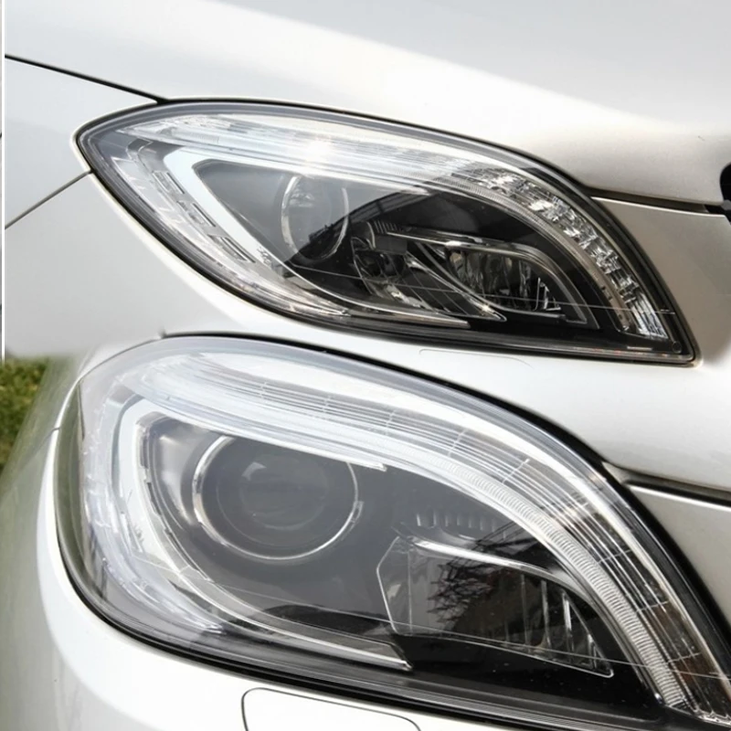 Для Mercedes Benz W166 ML300 ML350 ML400 ML450 ML500 фар абажур лампы уход за кожей лица пластиковая