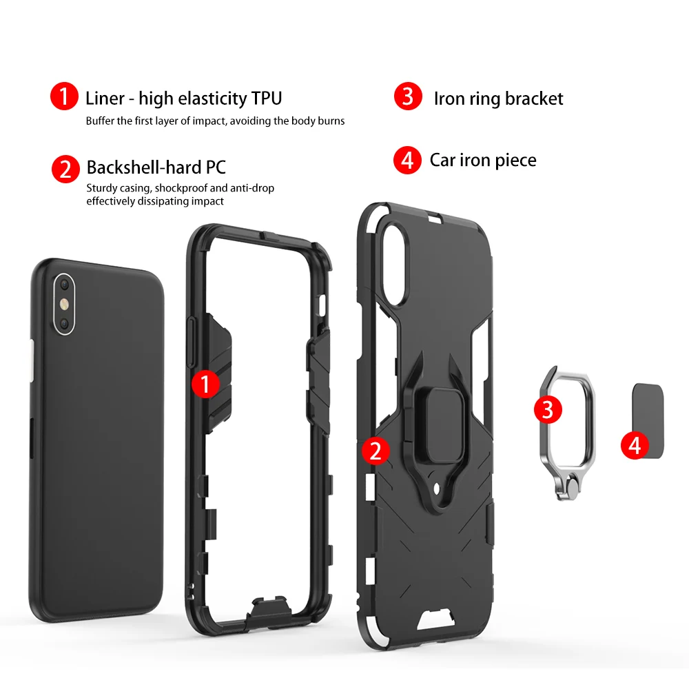 Для IPhone 11 Pro Max 8 7 6 Стильный противоударный бампер Магнитный телефон для samsung просо