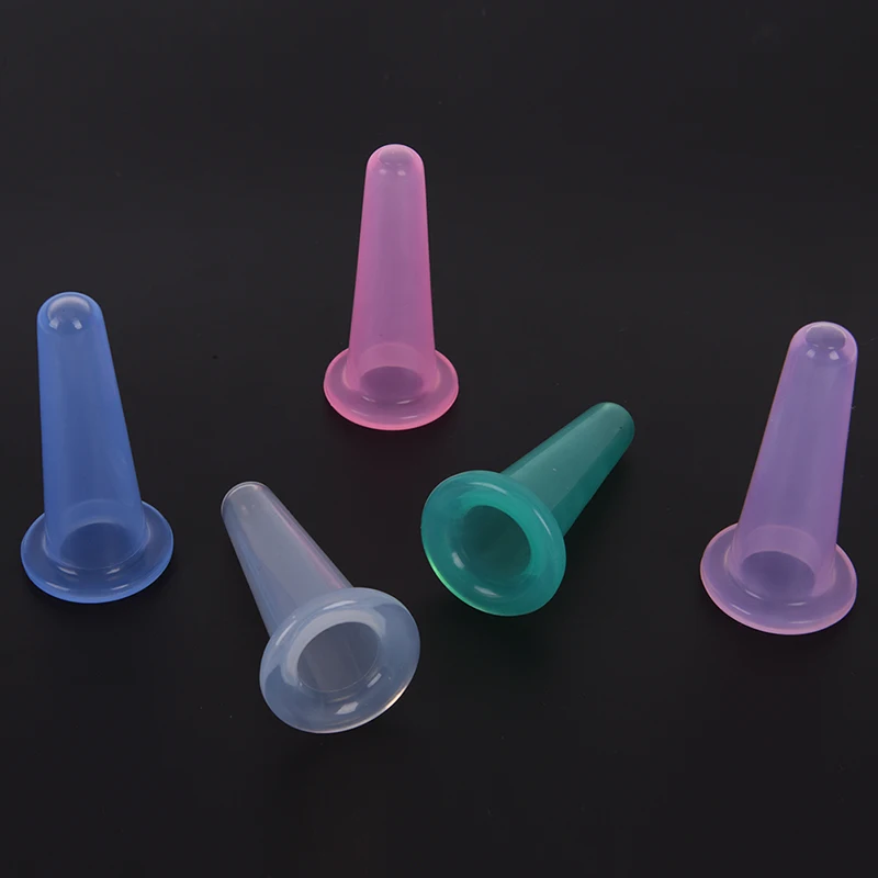 AACAR 1 шт. Вакуумная присоска силиконовая форма для массажа лица банки