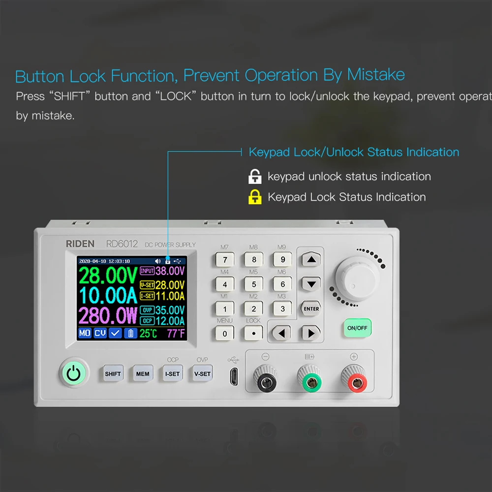 RD RD6012 RD6012W USB Wi Fi dc источники Напряжение текущий понижающий Питание конвертер