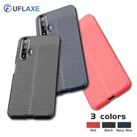 uflaxe soft silicone shockproof case for huawei nova 5t 5z 5 5i pro litchi texture ultra thin cover nova 2i 3 3i 3e 4 4e