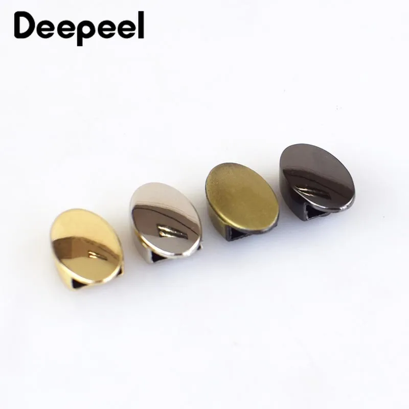 

Deepeel 20/50 шт, высокое качество, Сумка с декором в виде металлической молнии конец зажимы с винтами Сумки из натуральной кожи ремни хвост засте...