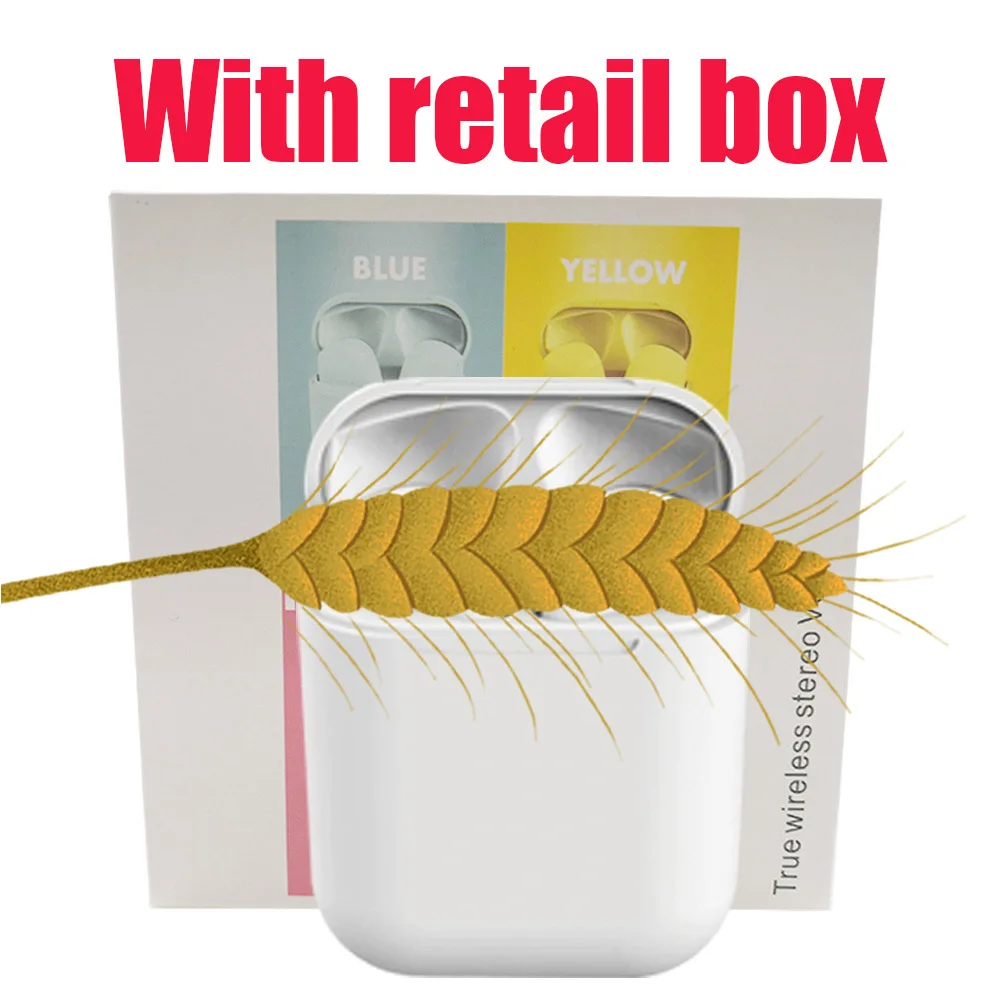 i12 D white box Оригинальные Macaron 12 tws наушники Bluetooth 5,0 беспроводные наушники Tounch pop up Спортивная гарнитура наушник для дропшиппинг - Цвет: i12 D white box