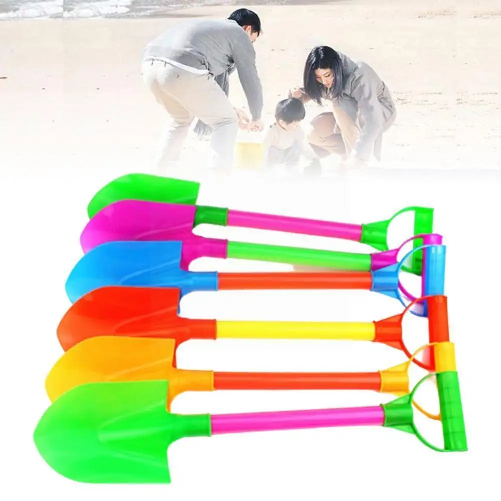 

1pcs Random Color Shovels Beach Toy Children Outdoor Dig Toy Soil Shovel Toy Water Sand Digging Seaside Children Tool Beach Q0d1