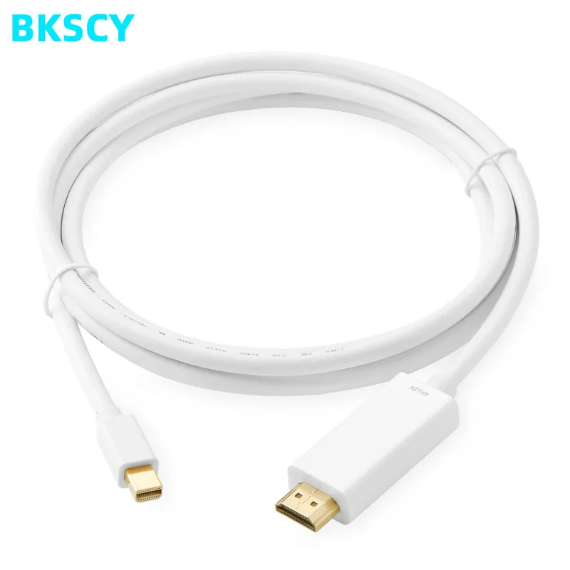 Bkscy Mini DP к HDMI корпусу Display Port К кабелю для ноутбука MacBook Air Pro подключенному большому