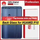 100% оригинальная задняя крышка батарейного отсека для Huawei P10, Крышка батарейного отсека с объективом камеры