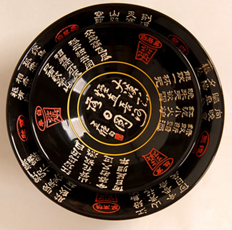 Китайские иероглифы коммерческая керамическая чаша для отеля вареная рыба