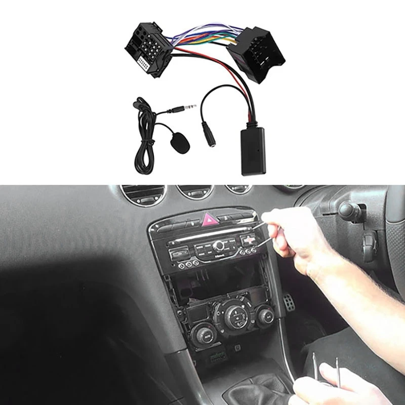 Автомобильный Bluetooth 5 0 Aux кабель для микрофона беспроводная связь адаптер вызова