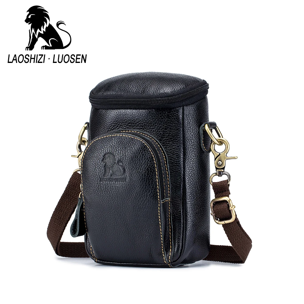 Поясная Сумка из натуральной коровья кожа Мода через плечо мужские подплечики