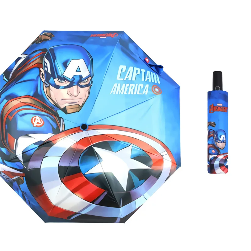 Автоматический складной зонт Disney прочные водонепроницаемые УФ-зонтики от дождя
