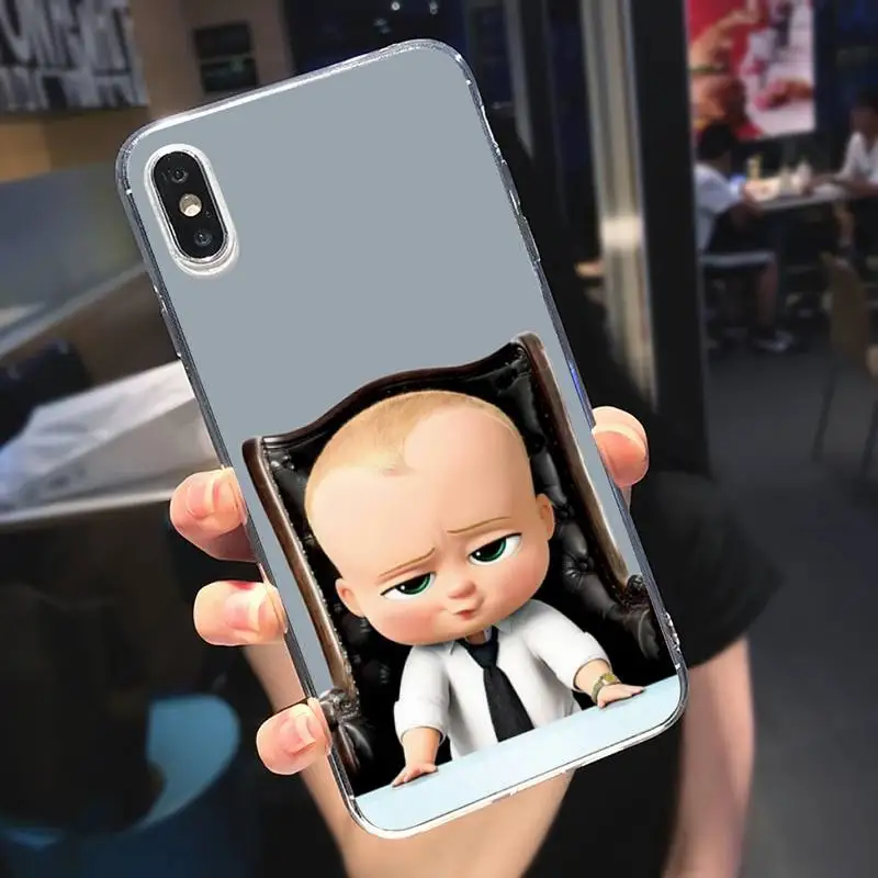 

The Boss Baby Back in Business Phone Case Transparent soft For iphone 5 5s 5c se 6 6s 7 8 11 12 plus mini x xs xr pro max