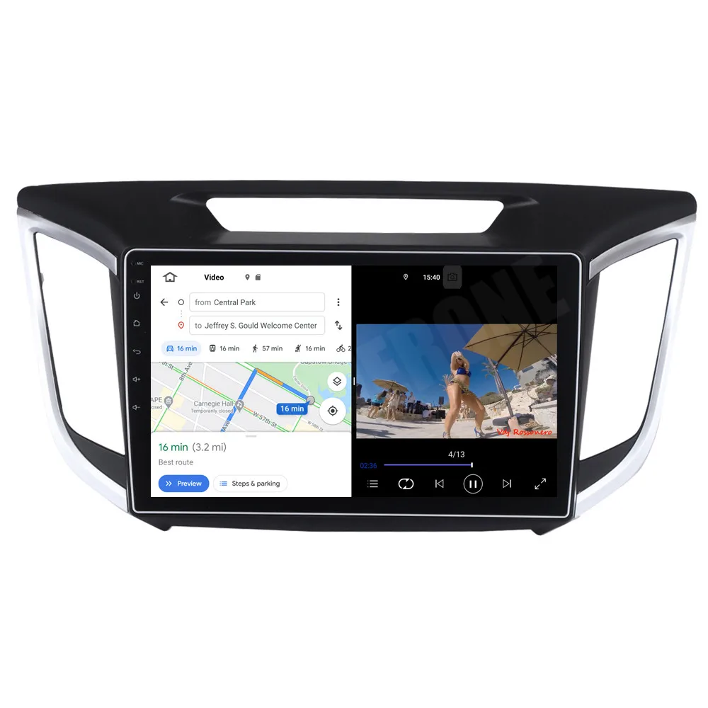 Автомагнитола для Hyundai IX25 Creta 2014 + Android 10 автомагнитола с GPS стереоприемником