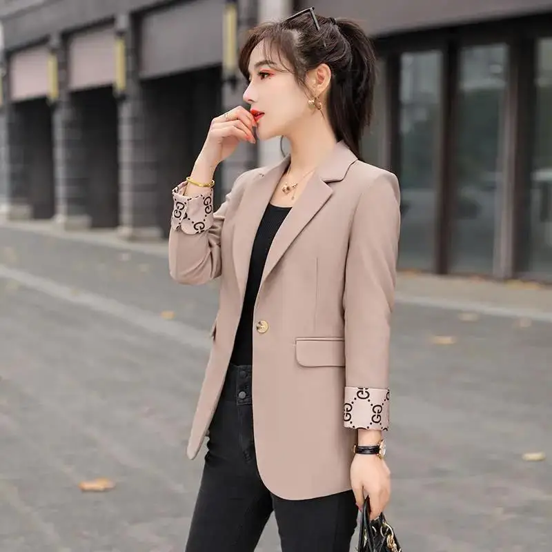 

New Summer Woman Clothes Chic Women's Spring Jackets 2021 Fashion OL Women's Office Suit Loose Jacket Female Oversize M-4XL Coat