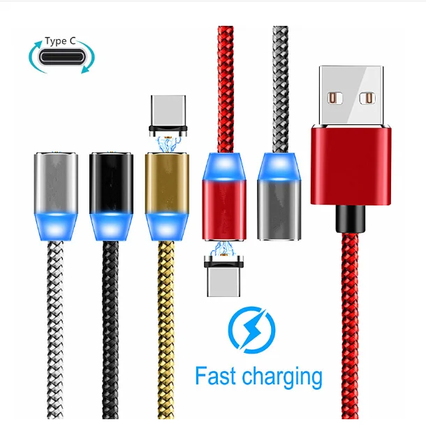 Магнитный кабель зарядное устройство USB Type C для Xiaom Nokia 7 Sony XZ3 LETV LeEco Le 2 pro Max Cool 1 Pro 3