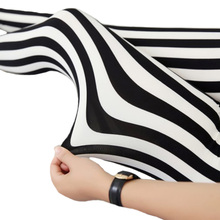 Mallas Ysdnchi-pantalones elásticos a rayas para mujer...