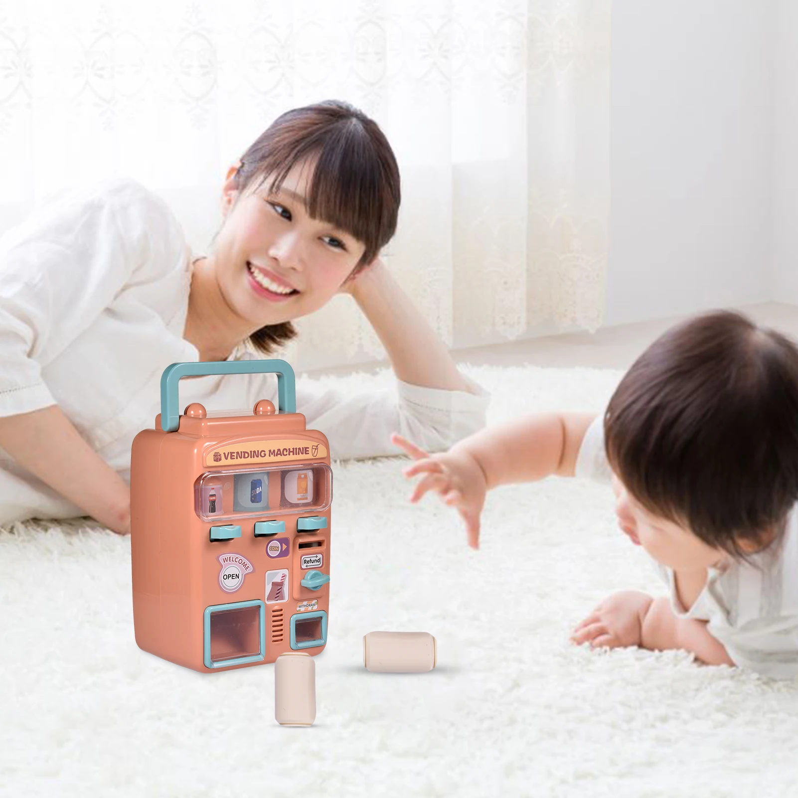 

Kids'Vending Machine Thermoelectric Mini Fridge Pretend Toy