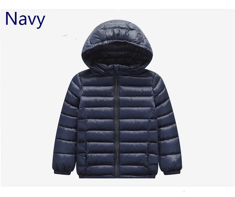 Children's Wear Autumn and Winter New Boys and Girls Cotton Jacket Lightweight Ultra Light Jacket Down Jacket Loose Coat