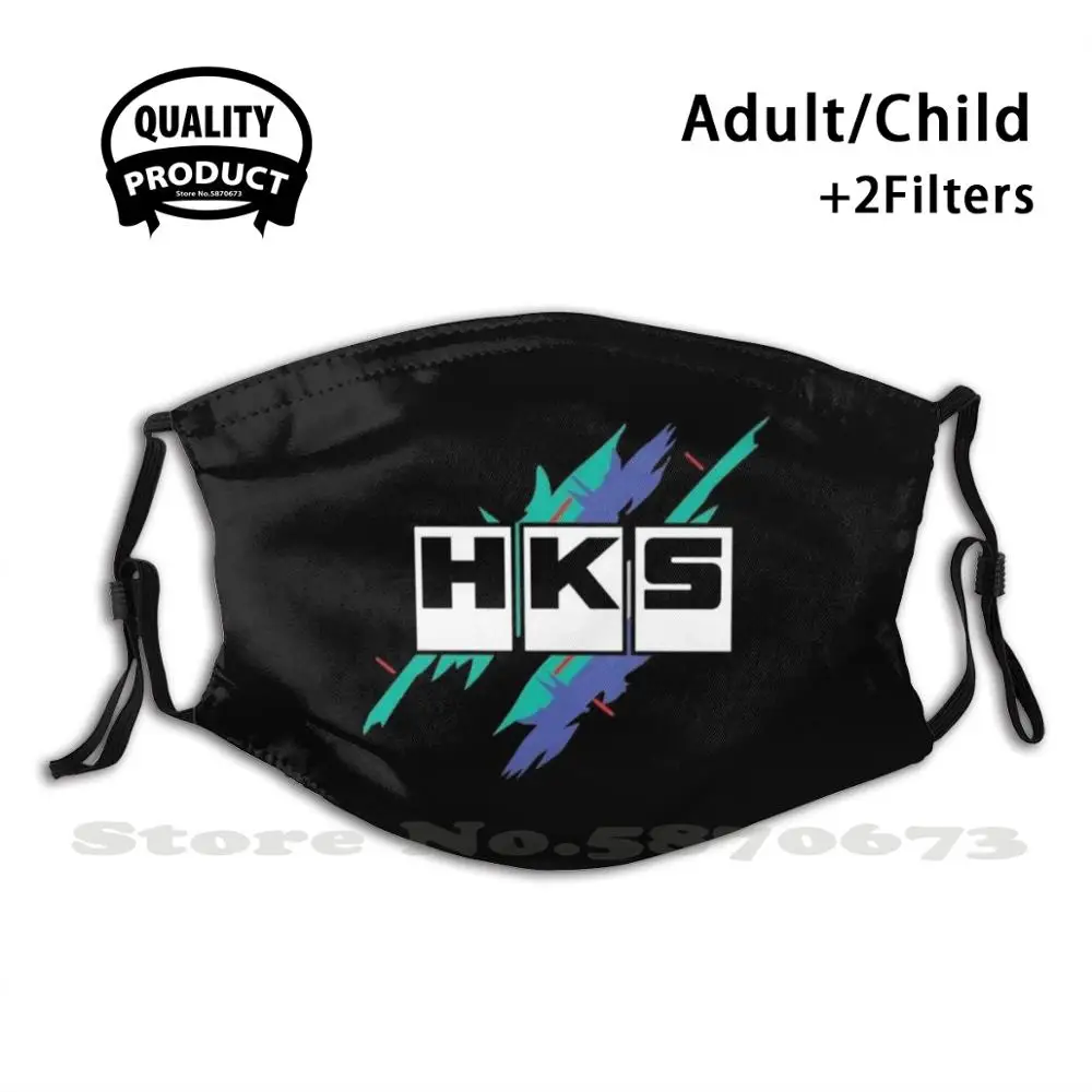 

Hks Face Mask With Filter Hks Vintage Jdm Drift Nissan Nismo Skyline Track Streeto Drifting Turbo Rwd Touge Miata