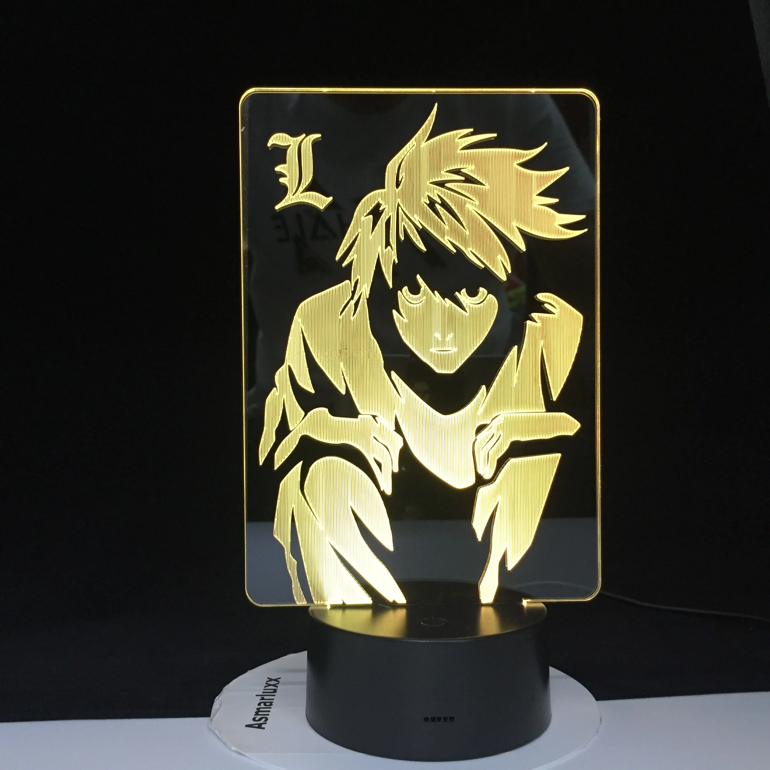 3D Led Наруто лампа Саске фото мультфильм человек Ночник светильник для детей декор