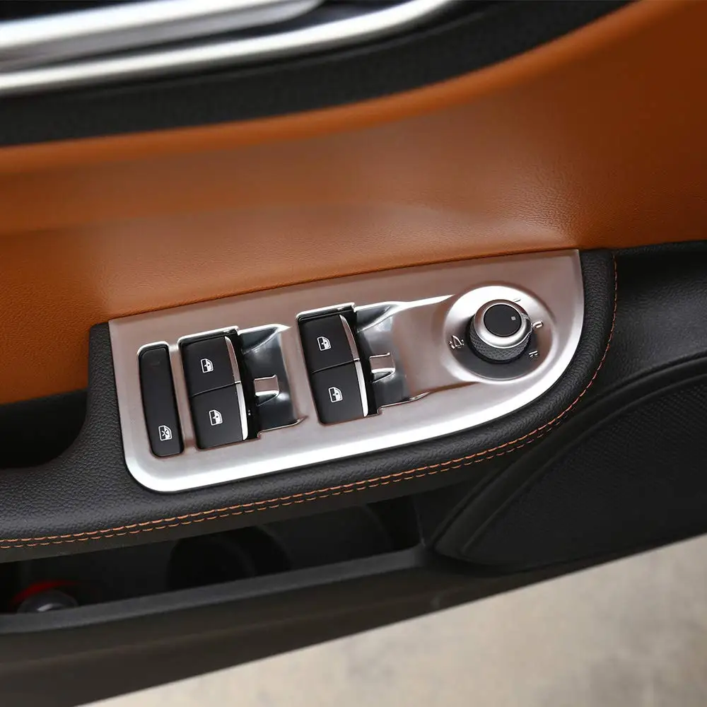 Для Alfa Romeo Giulia 2017 2018 автомобиль ABS хромированные оконный подъемный переключатель