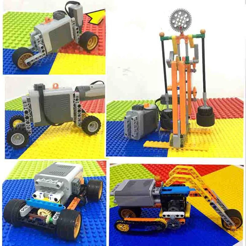 Высокотехнологичные детали многотехнологичные MOC Обучающие школьники