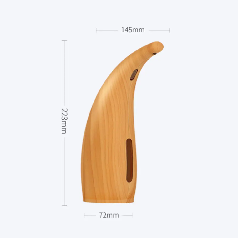 

Dispenser Touchless Smart Infrared Sensor Auto Soap Dispenser Hand Free for Home School Office and Hotel Wooden Pattern