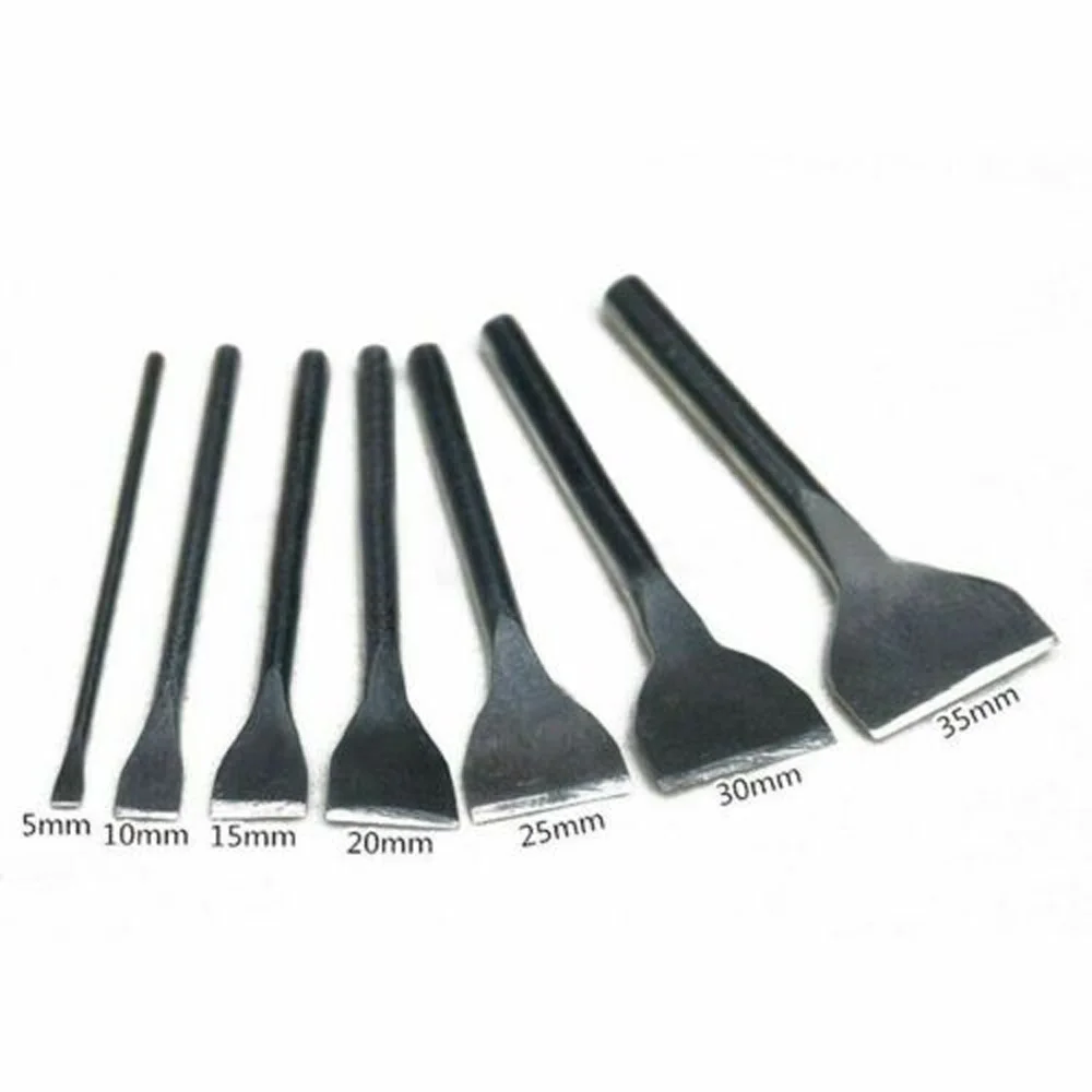 7 шт./компл. инструменты для кожевенного ремесла Пробойники прямой Дырокол DIY