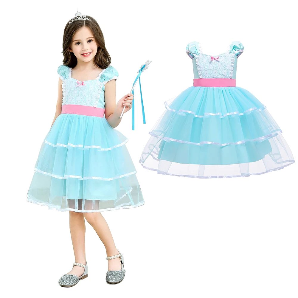 Детские платья платье принцессы для девочек косплея рождественское одежда