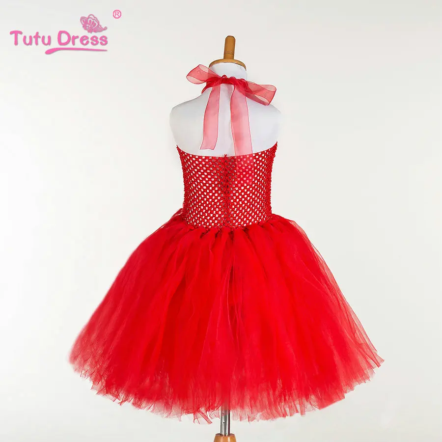 Наряд для первого дня рождения девочек рождественское платье-пачка ручной