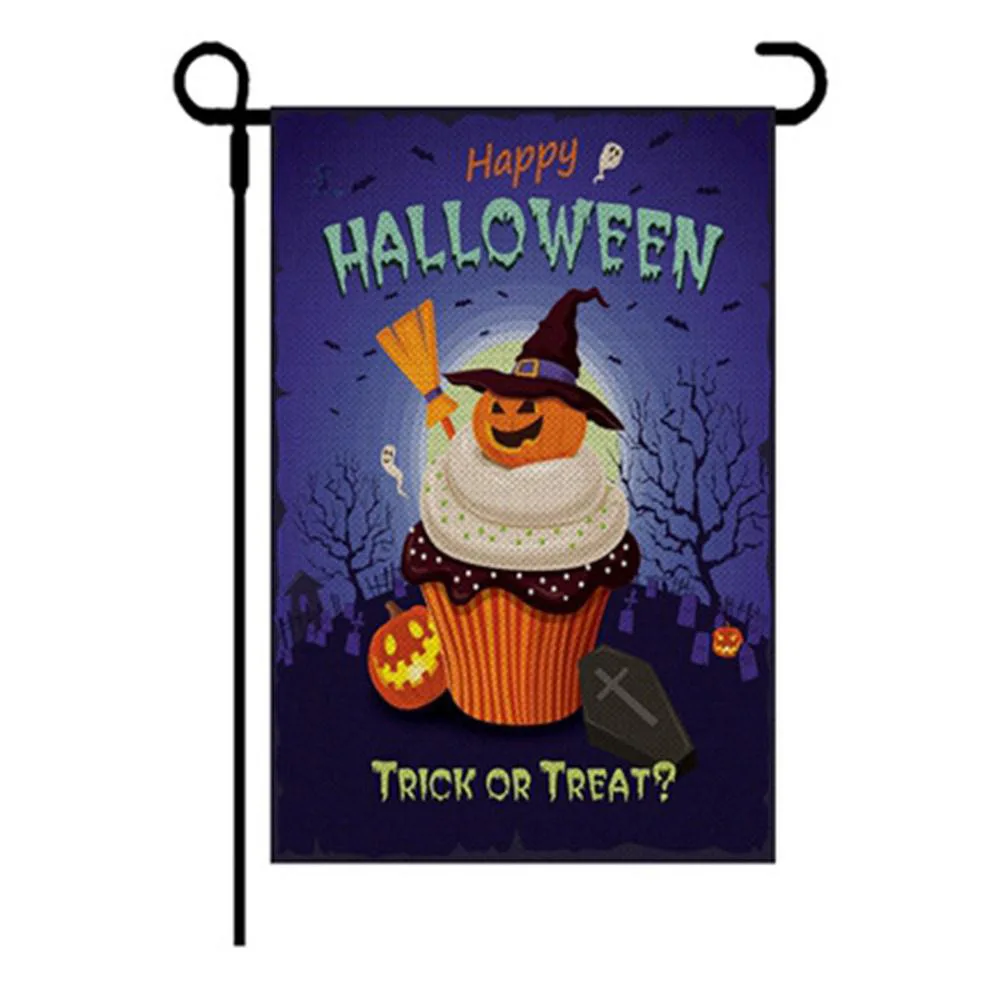 

Funny Halloween Double-sided 3D printed Flag house flag&garden flag Halloween party Flags Hanging House Decoration style-11