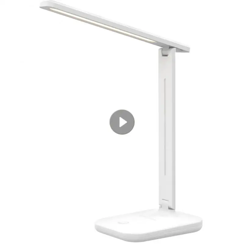 

Stepless Dimmable Desk Reading Light Foldable Rotatable Touch Switch LED Table Lamp 8W USB Charging Port Timing Desk Lamp