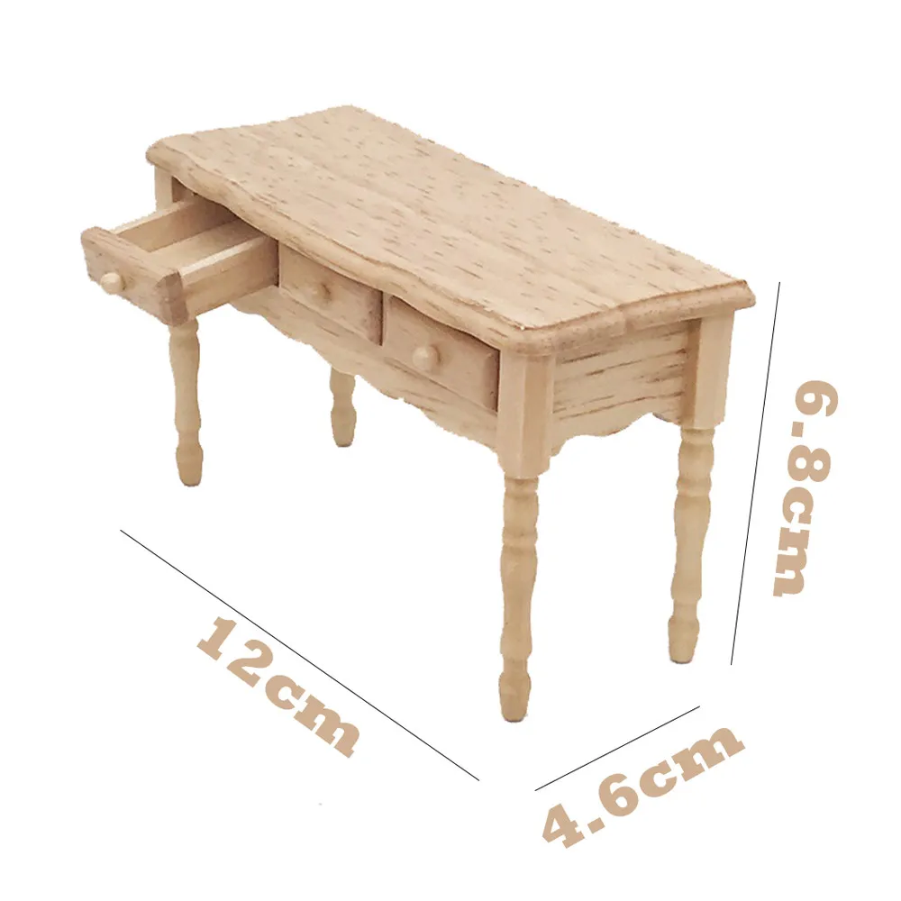 Миниатюрный Кукольный домик в масштабе 1:12 настольная мебель миниатюрная