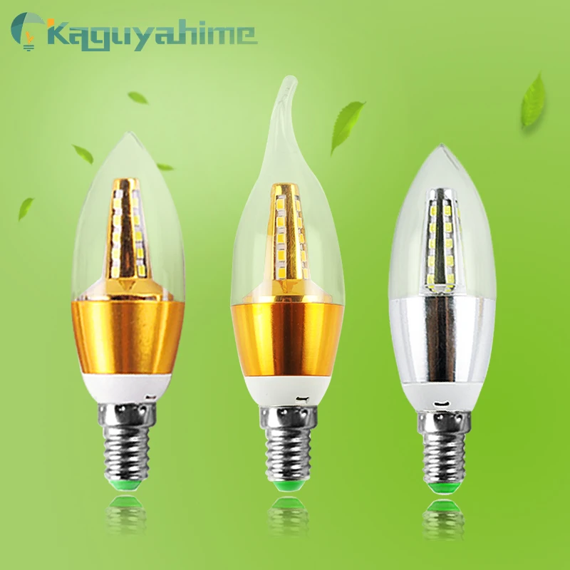 

=(K)= Светодиодная лампа в виде свечи E14, 4 Вт, 6 Вт, светодиодная лампа переменного тока 220 В, светодиодный в, светодиодная цветная лампа, холодны...