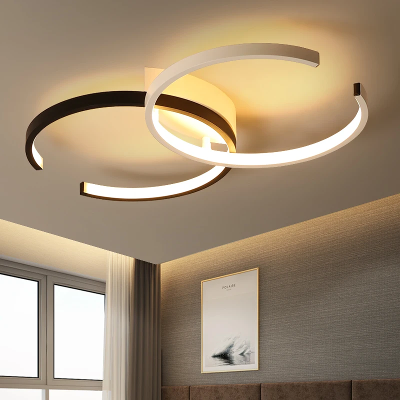 

Led Chandelier Light Atmosphere Home for Creative Personality New Rectangular Hall Lamp 2020 Sale Modern for Living Room Simple