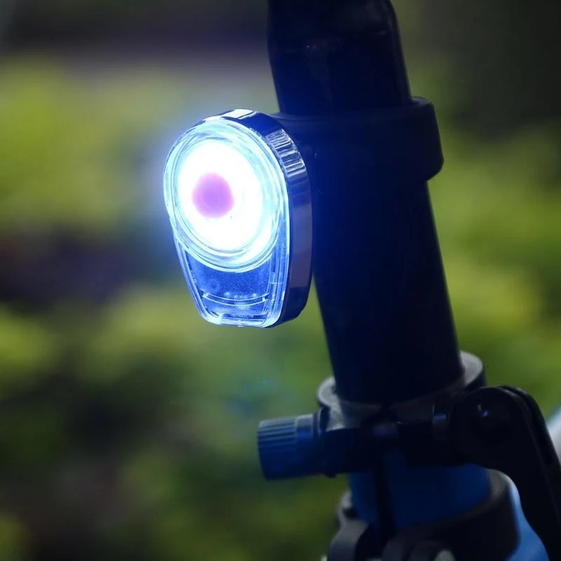 

LOVELION / USB charging bicycle chameleon taillight COB safety warning light 6 color light taillight