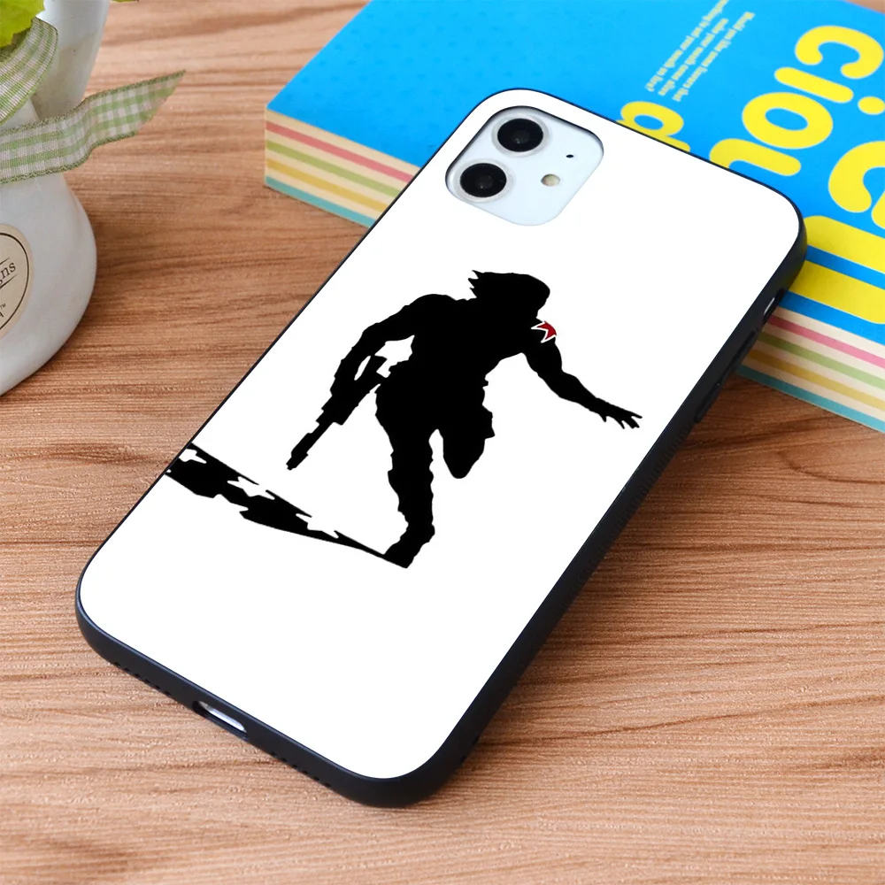 

For iPhone Winter Soldier Soft TPU border Apple iPhone Case