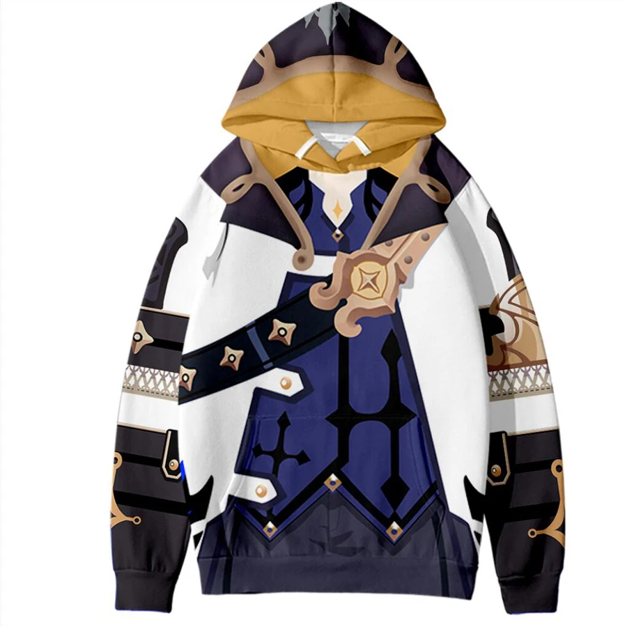 Костюм для косплея Genshin Impact унисекс толстовка с капюшоном разбавленного чжунглли