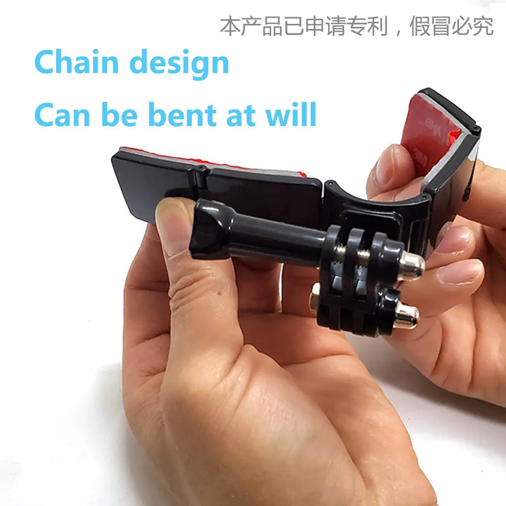 TUYU Motorcycle Bicycle Helmet Chin Strap Mount Insta 360 One X2 horizontal screen shooting for one R GoPro Camera Accessories |