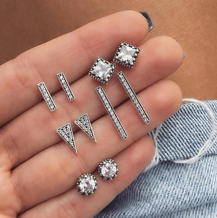 Винтажные серьги гвоздики для женщин Букле д 'ореиль ювелирные изделия в