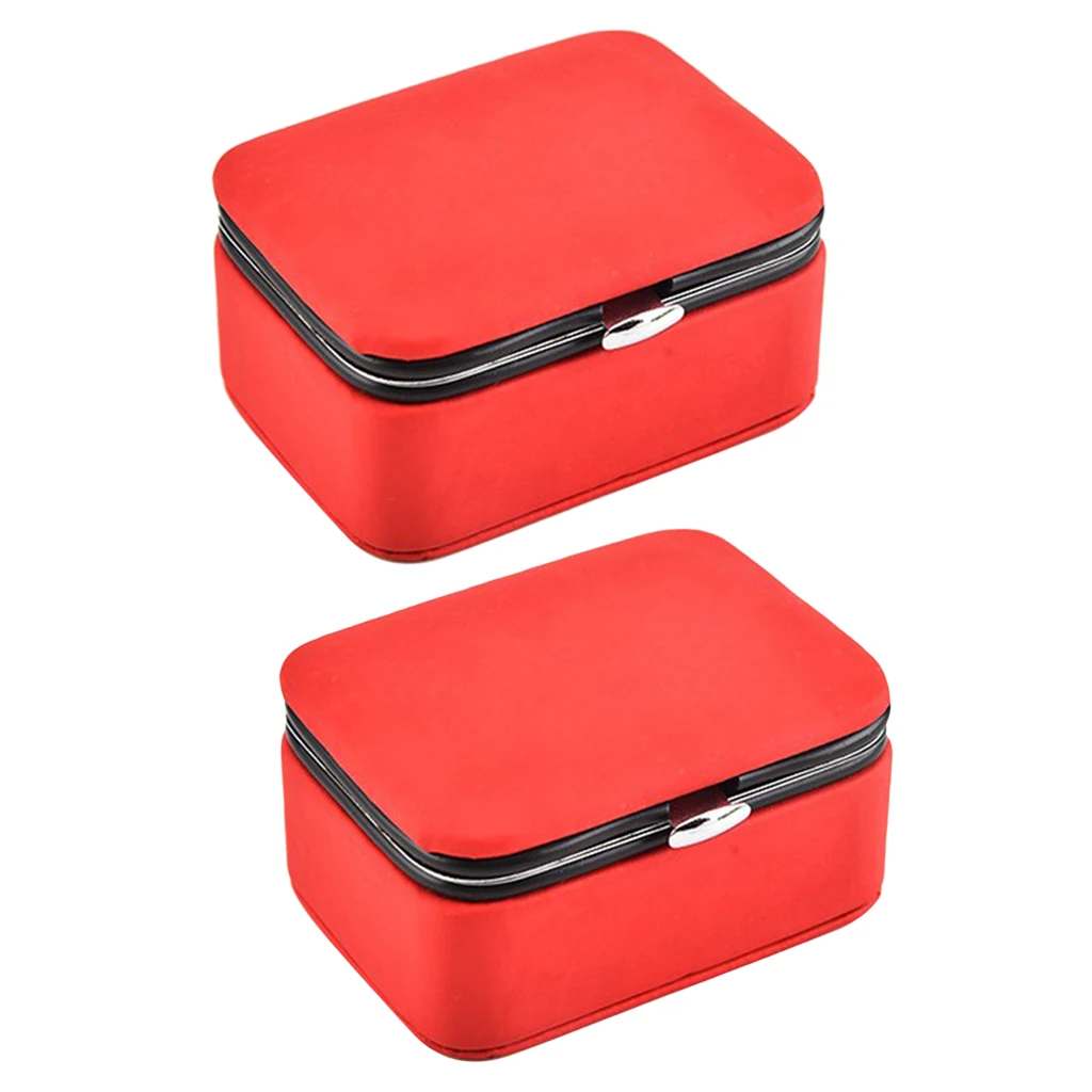 2 шт. коробка для хранения ювелирных изделий ожерелья Браслет витрина контейнер с