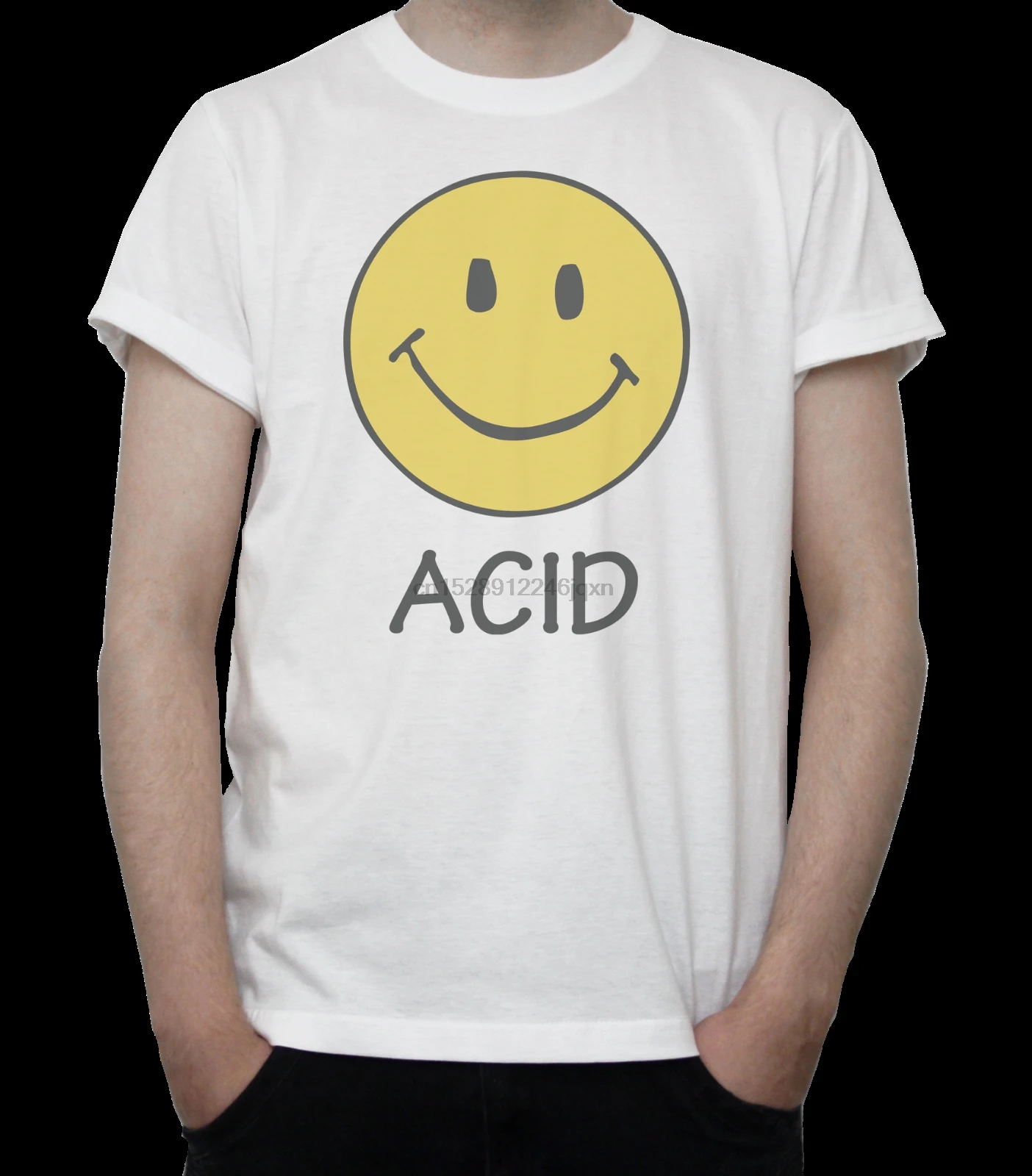 Футболка ACID HOUSE SMILE Art, белая 