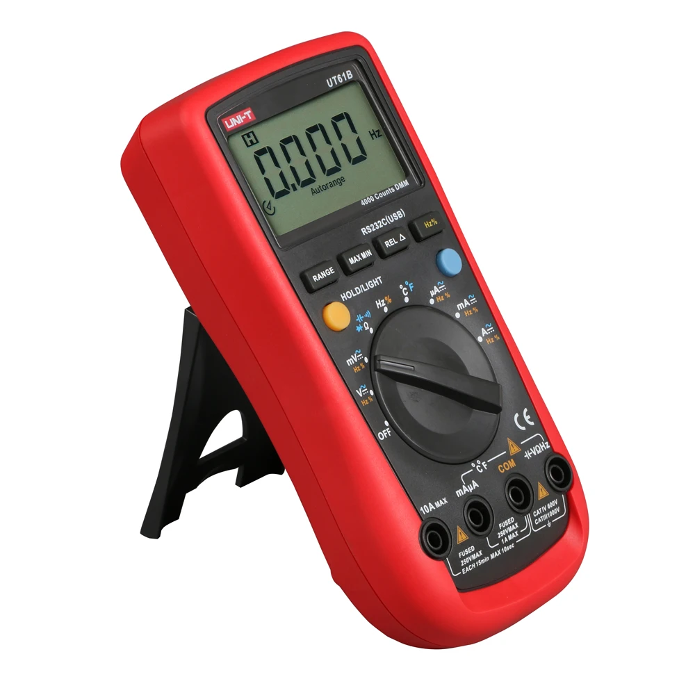 UNI-T UT61B Цифровые мультиметры True RMS автоматический выбор диапазона хранение данных
