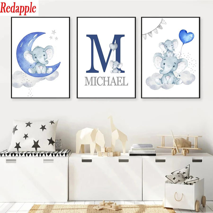 

Алмазов картина синий Детские демисезонной футболки для мальчика с именем Wall Art изображения для алмазной вышивки с мультипликационным прин...